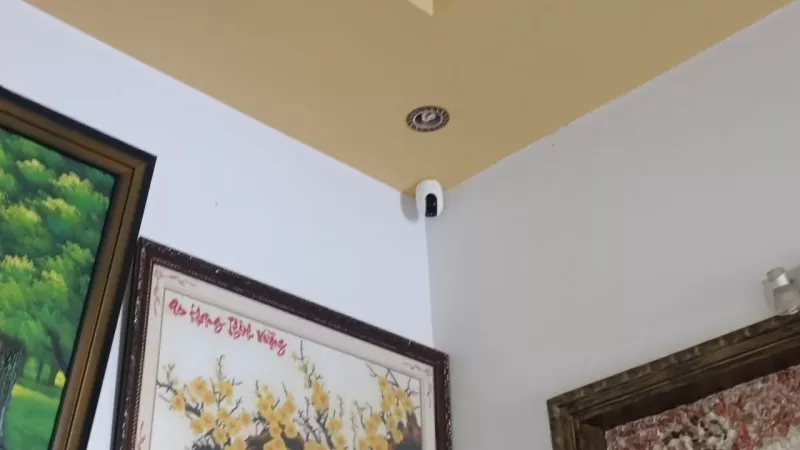 Quản lý công việc camera trong không gian phòng khách